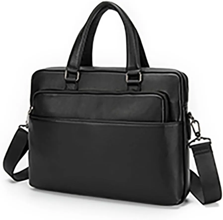 JSEIAJB Natural Wrestling Pattern Men's Briefcase Large Capacity Computer Bag Men's Leather Handbag Top(E)