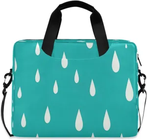 Laptop Bag, Briefcase, 15.7 inch, Hand-carry or Shoulder-strap, Waterproof and Durable, Graffiti Drops Pattern