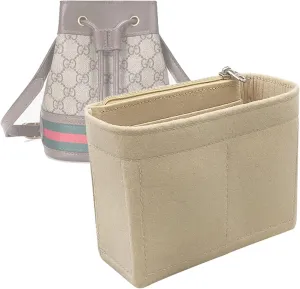Lckaey Purorganizer is used for Ophidia bucket bag, small and medium inner bag storage and finishing bag insert.3011Beige-S