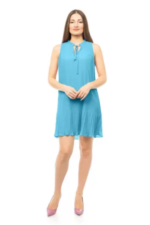 Leah's Pleated Mini Dress