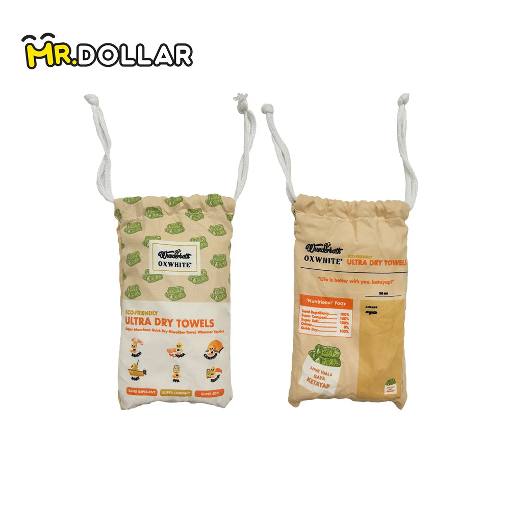 [Limited Edition] Wunderbath X Oxwhite Eco-Friendly Ultra Dry Towel (Kuih Ketayap)