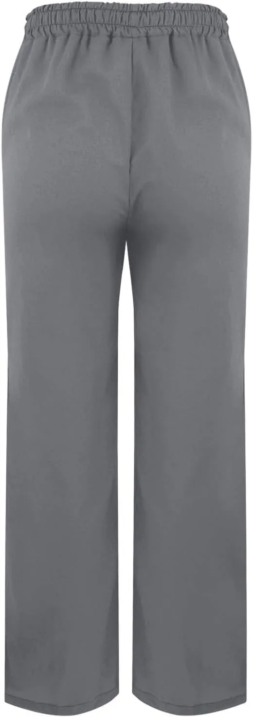 Linen Pants Women Summer High Waist Wide Leg Side Slit Trousers Casual Loose Fit Drawstring Waist Beach Palazzo