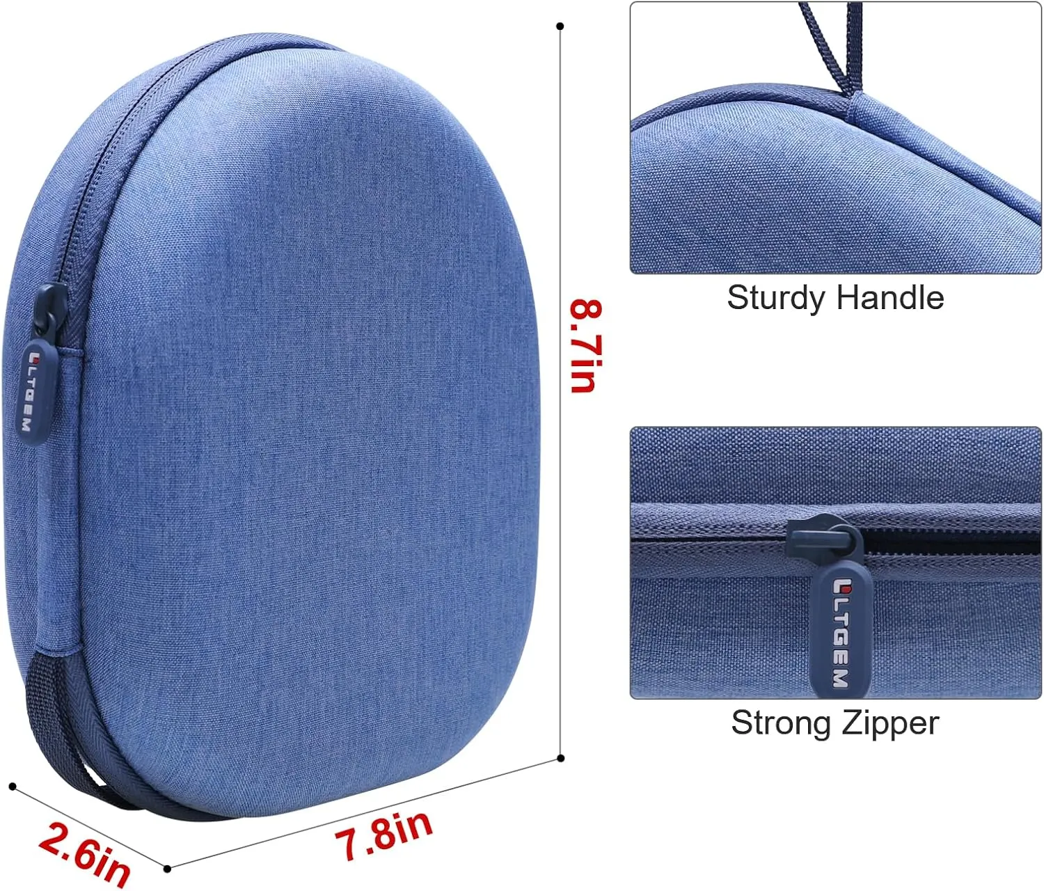 LTGEM Case Compatible with Sony WH-CH720N / WH-CH520 Noise Canceling Headphones Over The Ear Headset, Pink