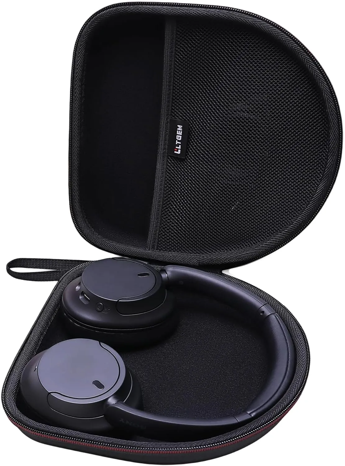 LTGEM Case Compatible with Sony WH-CH720N / WH-CH520 Noise Canceling Wireless Headphones Over The Ear Headset, Black