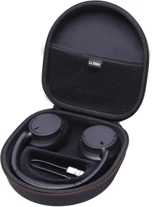 LTGEM Case Compatible with Sony WH-CH720N / WH-CH520 / WHCH710N / WH-CH510 Noise Canceling Wireless Headphones Bluetooth Over The Ear Headset, Black