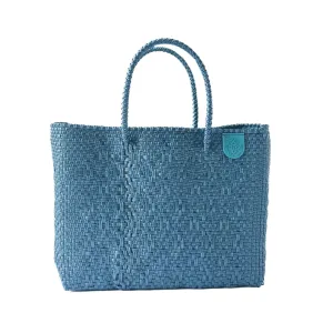 Maui Medium Woven Crossbody Bag  Resort Collection | Recycled Plastic | Artisan Handmade in Mexico | Adjustable Strap, Mesh Pouch, Water-Resistant, Eco-Friendly Travel Purse