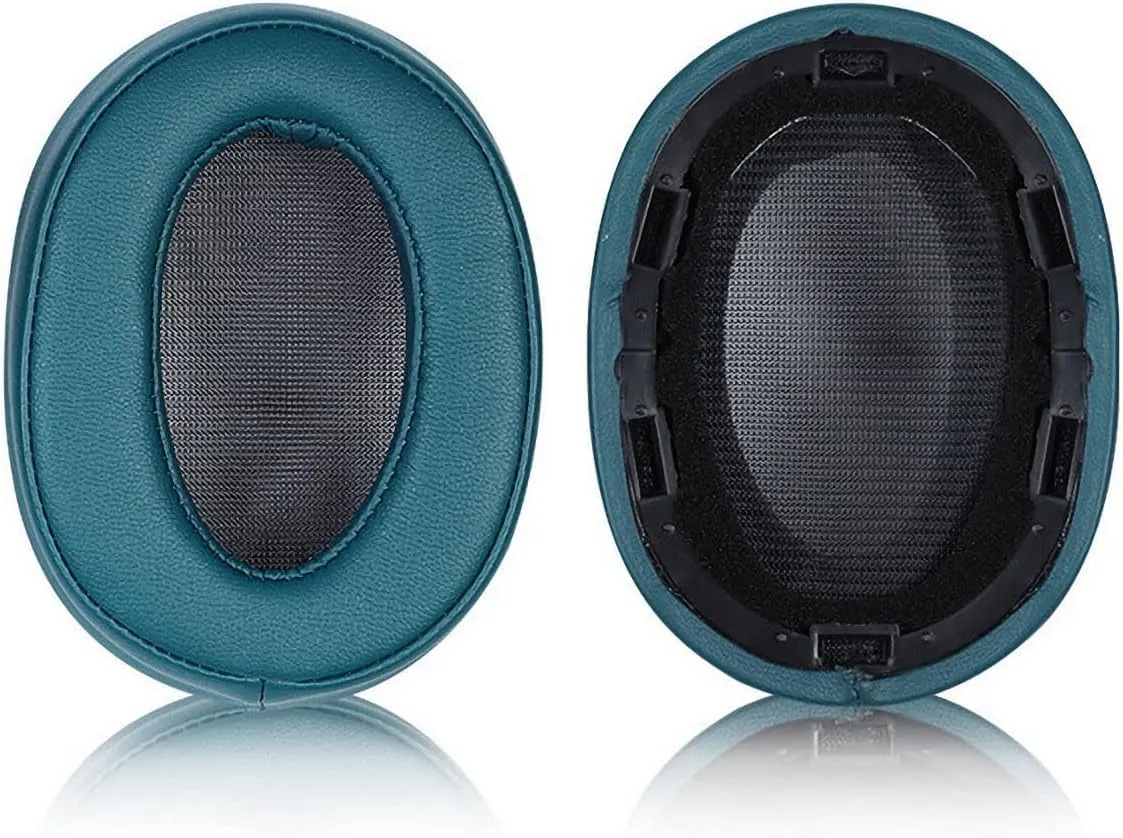 MDR-100ABN Earpads Replacement Ear Pads Protein Leather Cushion Repair Parts Compatible with WH-H900N Wireless Noise Canceling Over-Ear Headphones (Dark Green)