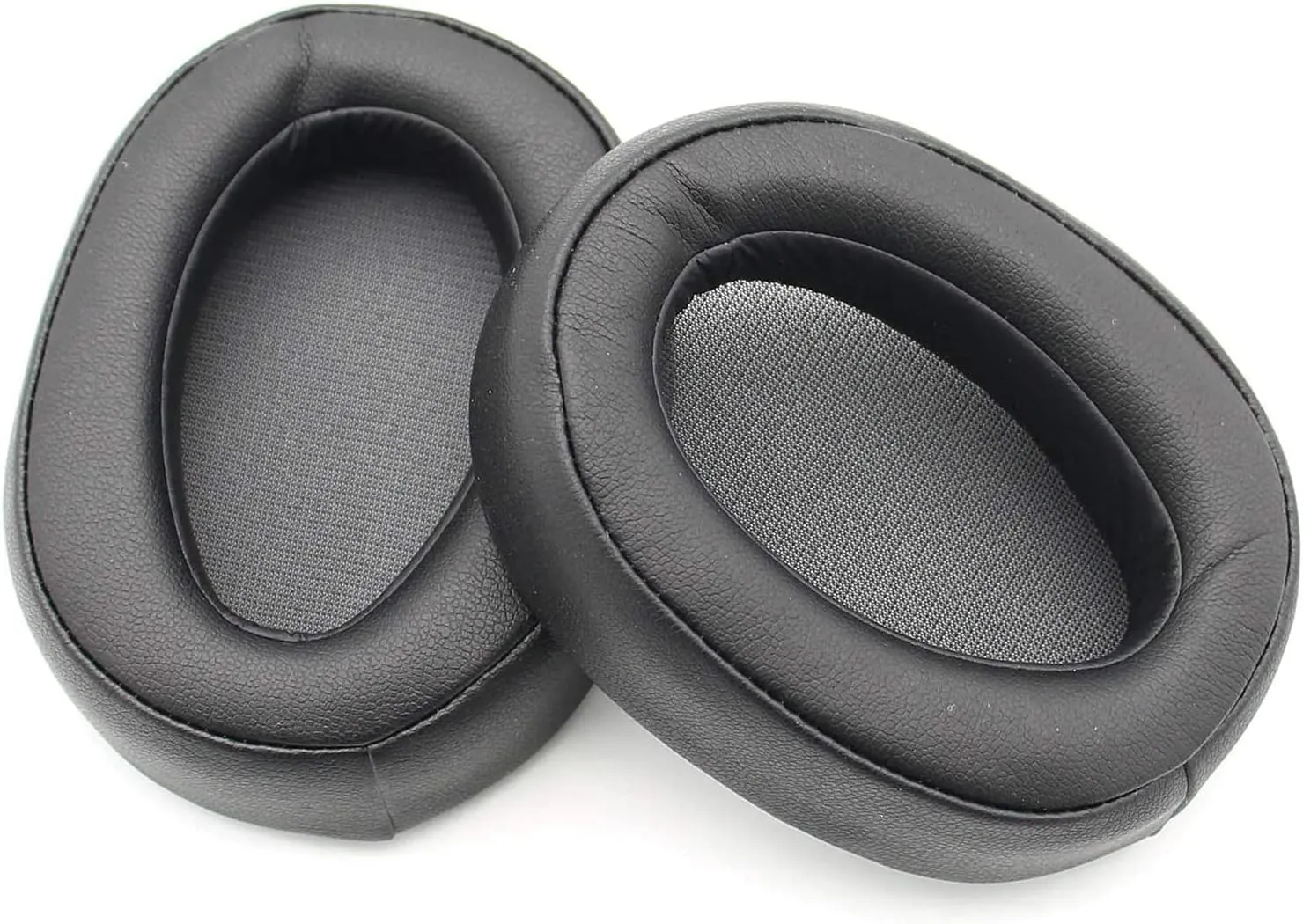 MDR-100ABN Earpads Replacement Ear Pads Protein Leather Ear Cushion Repair Parts Compatible with Sony WH-H900N MDR-100ABN Wireless Noise Canceling Over-Ear Headphones (Black)