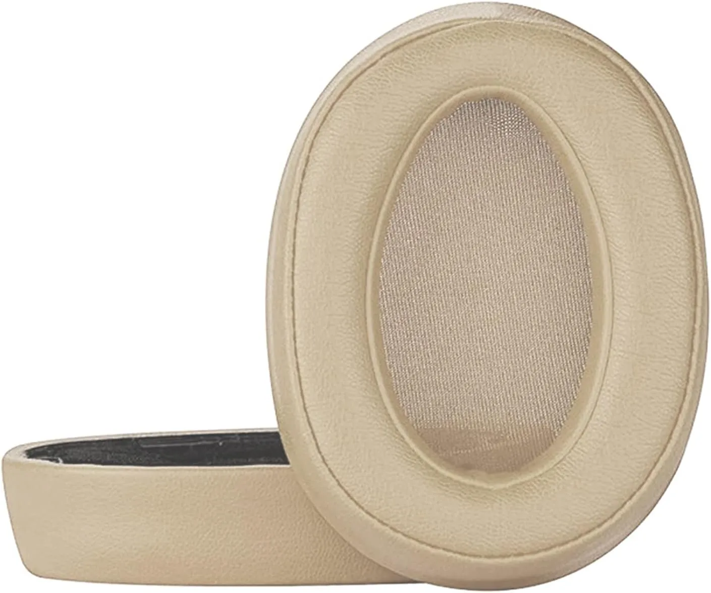 MDR-100ABN Earpads Replacement Ear Pads Protein Leather Ear Cushion Repair Parts Compatible with Sony WH-H900N MDR-100ABN Wireless Noise Canceling Over-Ear Headphones (Light Gold)