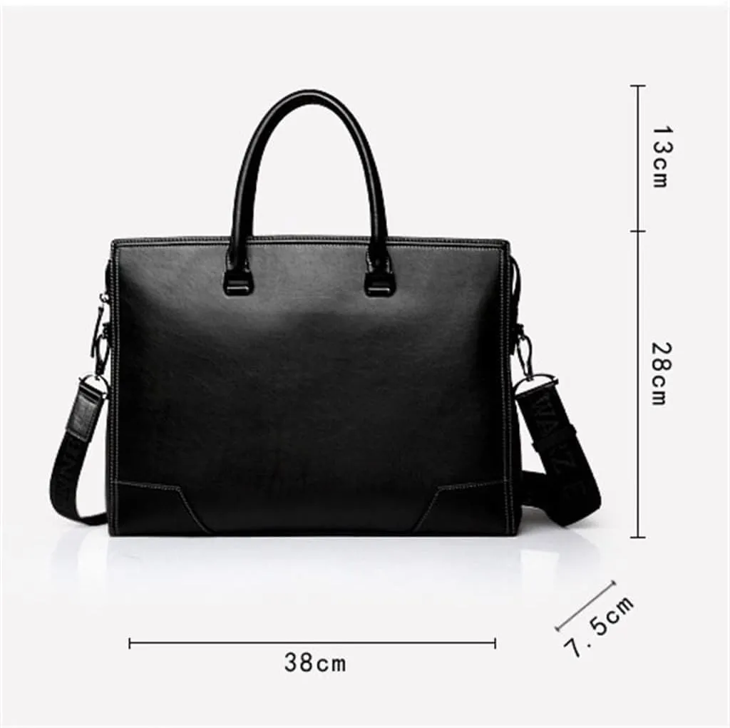 Men's Bags Handbag Men's Computer Bag Leather Business Briefcase Gift