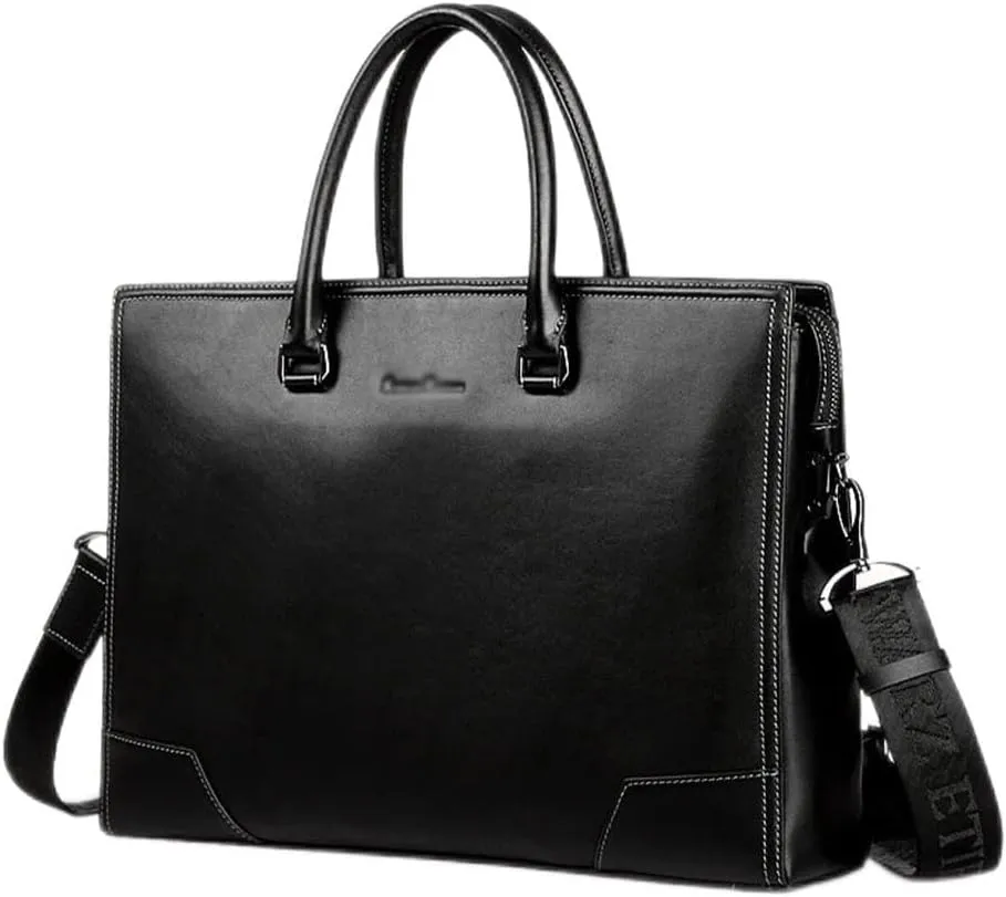 Men's Bags Handbag Men's Computer Bag Leather Business Briefcase Gift