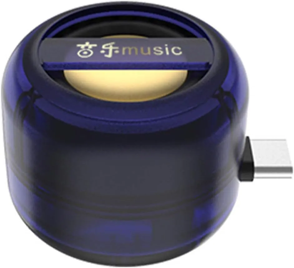 Mini Portable Speaker, Upgrade 5X Speaker Amplifier, Smartphone Sound Booster with Clear Audio, Universal Type-C Sound Box for Music Calls Parties Meetings (C)