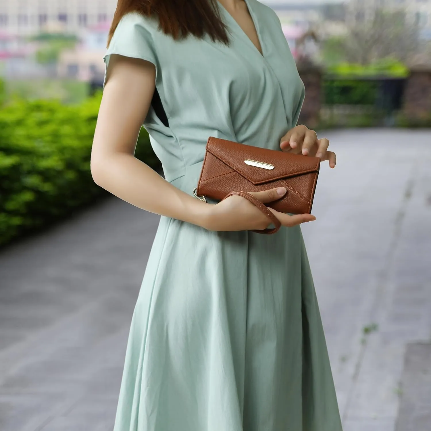 MKF Collection Satchel Bags for Women, Vegan Leather Work bag Top-Handle Shoulder bag Crossbody Handbag Purse