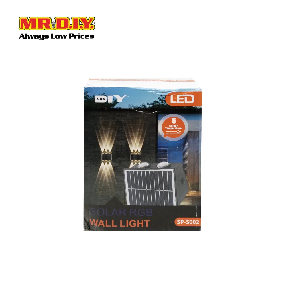 (MR DIY) Solar RGB Wall Light SP-S002
