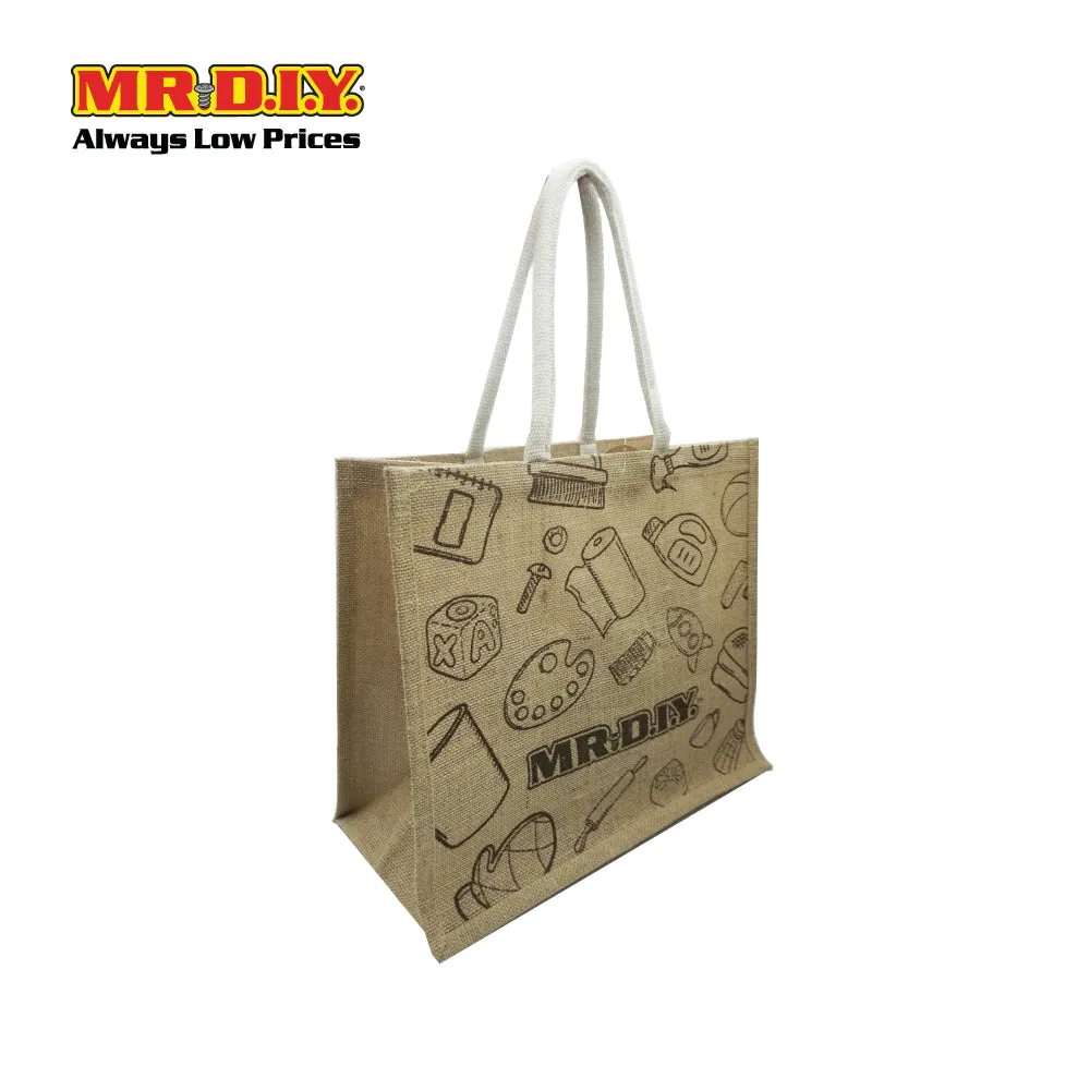 (MR.DIY) A4 Jute Bag (31.6 x 36 cm)