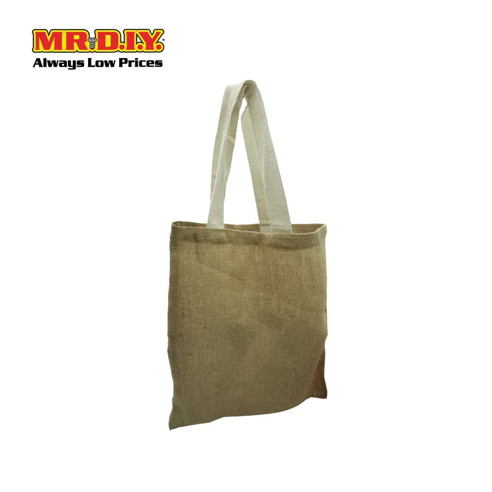 (MR.DIY) Natural Jute Bag (38 x 42 cm)