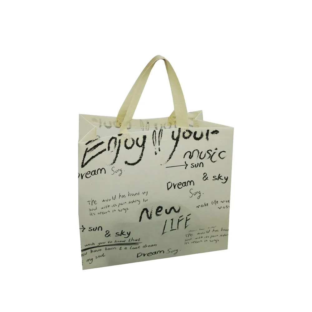 (MR.DIY) New Life Non-Woven Shopping Bag ( 33 x 30 x 17 cm )