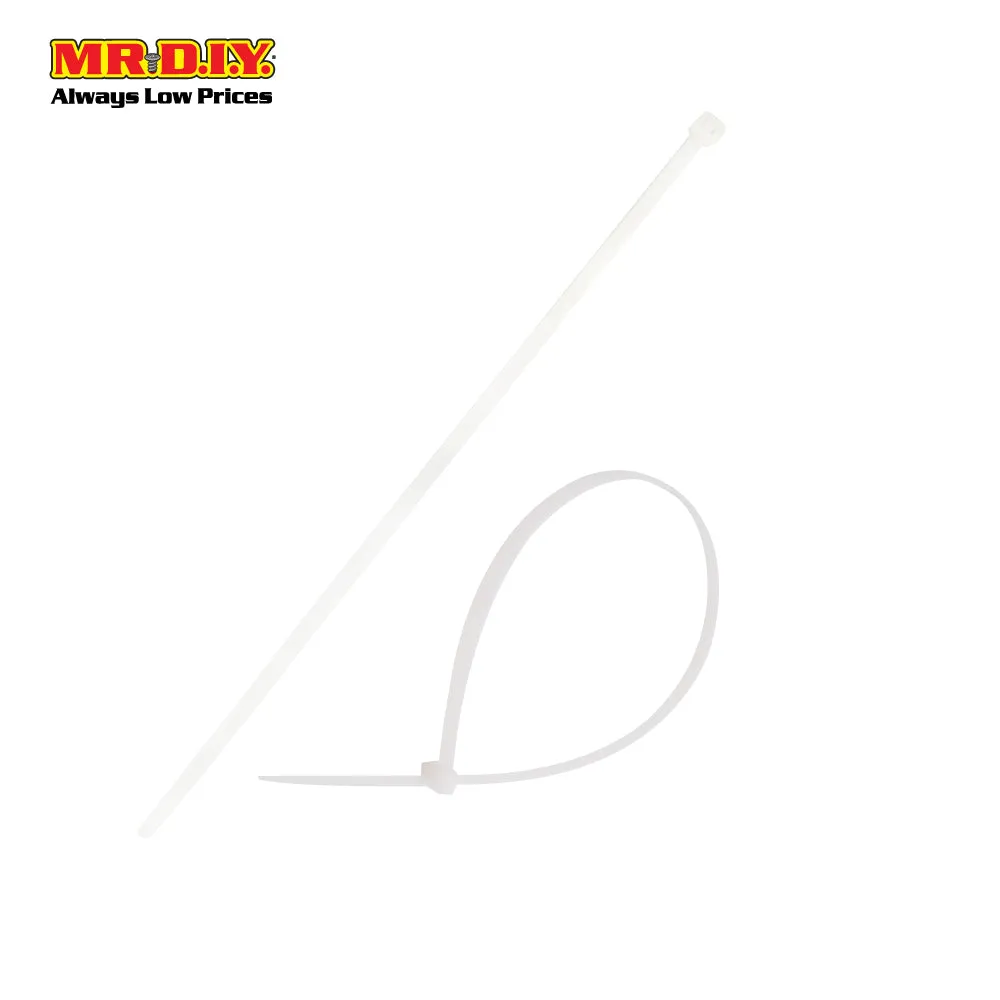 (MR.DIY) White Cable Ties (4mm x 15cm) 500pcs