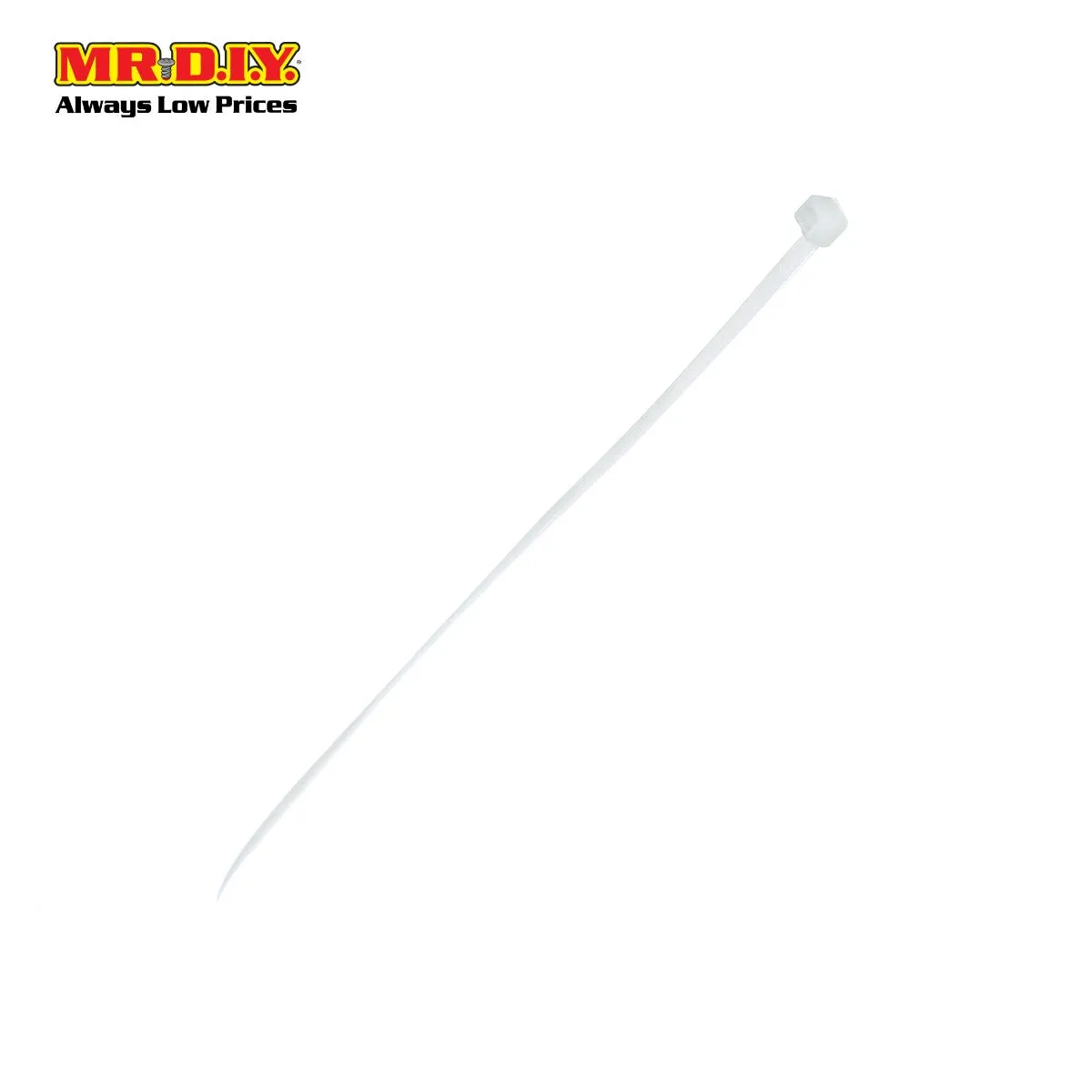 (MR.DIY) White Cable Ties (4mm x 20cm) 100pcs