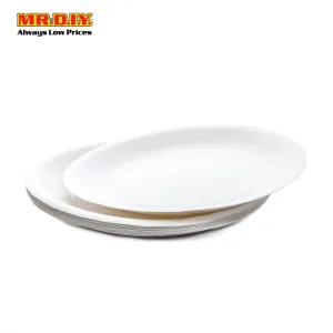 (MR.DIY) White Paper Plate (20pcs)