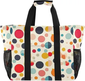 Nander Cute Carrots Foldable Tote Bag Waterproof Sandproof Women Beach Bag Handbag Gym Bag Travel Shopping Bag