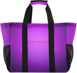 Nander Solid Color Foldable Tote Bag Waterproof Sandproof Women Beach Bag Handbag Gym Bag Travel Shopping Bag