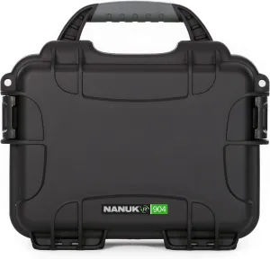 Nanuk 904R Eco-Friendly Recycled Resin Empty Hard Case- Waterproof, Dustproof and Impact Resistant- Go Green and Minimize Your Carbon Footprint, Black