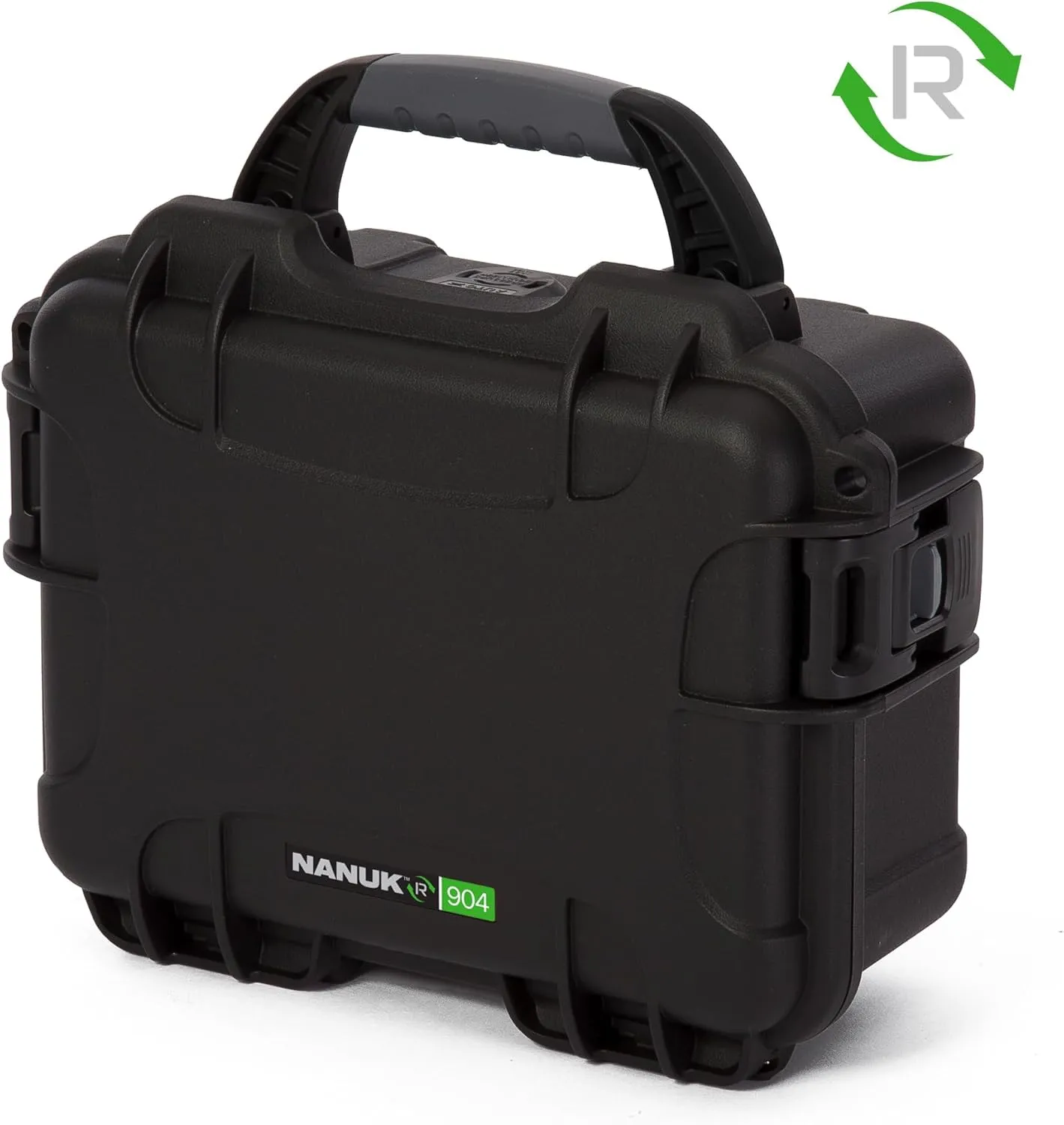 Nanuk 904R Eco-Friendly Recycled Resin Empty Hard Case- Waterproof, Dustproof and Impact Resistant- Go Green and Minimize Your Carbon Footprint, Black