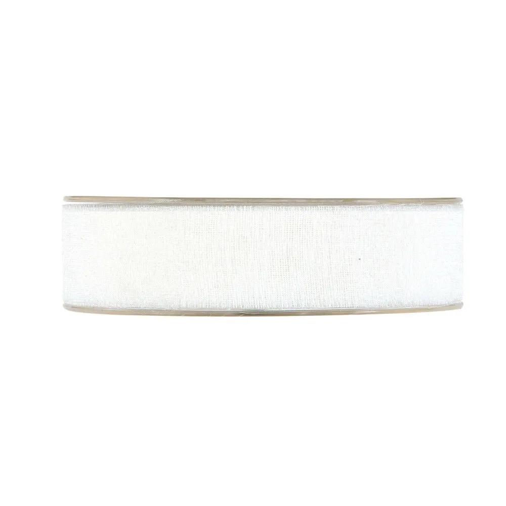 Nastro Lino Delicate 25 mm x 25 mt Bianco