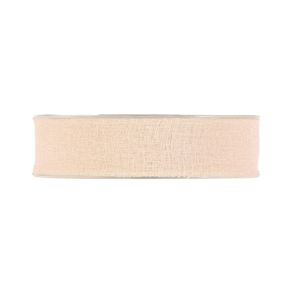 Nastro Lino Delicate 25 mm x 25 mt Rosa