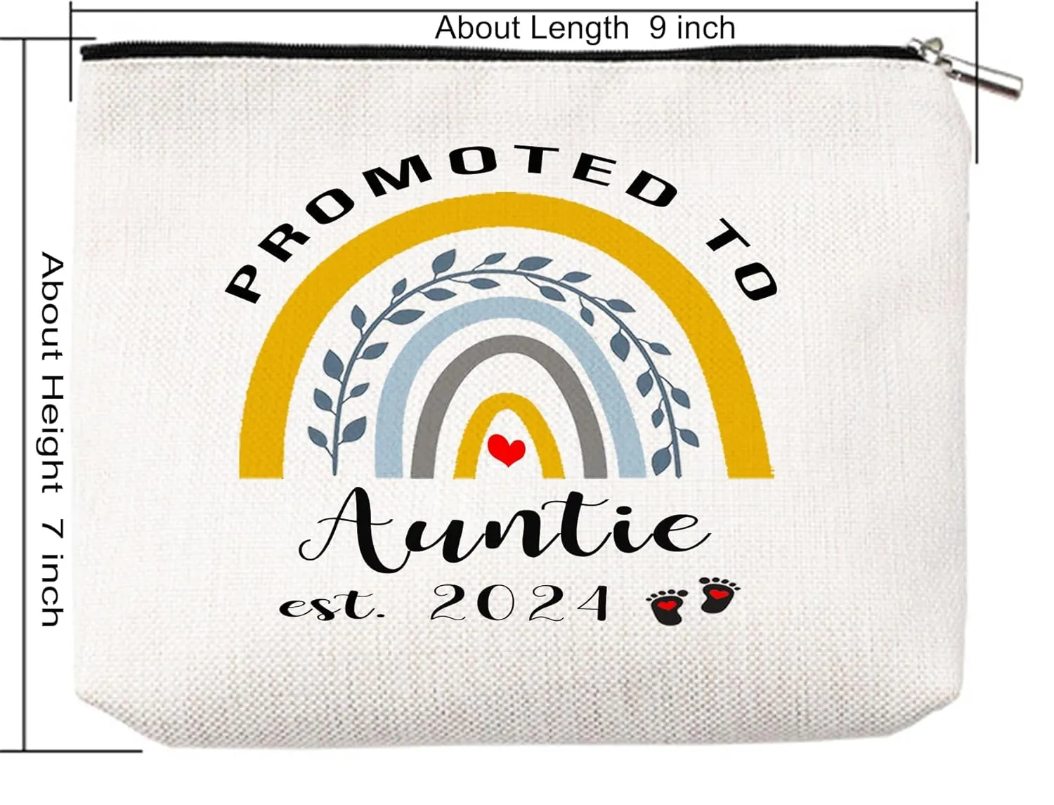 New Aunt Gifts 2024, Promoted To Auntie 2024, Pregnancy Announcement Idea New Auntie Gifts, New Auntie Gifts First Time From Sister, Aunt To Be Gifts, Makeup Bag Cosmetic Bag For Aunt 2024
