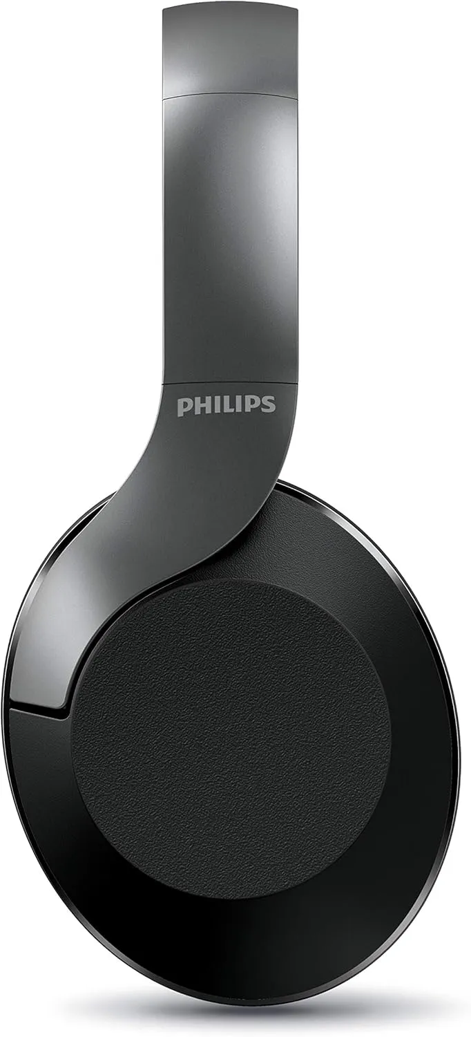 Philips PH805 Active Noise Canceling (ANC) Over Ear Wireless Bluetooth Performance Headphones w/Hi-Res Audio, Comfort Fit and 30 Hours of Playtime (TAPH805BK)