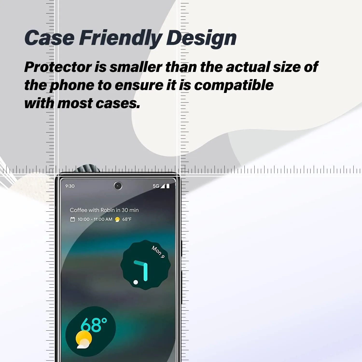 Pixel 6a Tempered Glass Screen Protector   Camera Lens Protector [ 2   2 Pack ][Fingerprint Unlock] [Anti-Scratch] [Case Friendly] HD Clear Protective Film for Google Pixel 6a