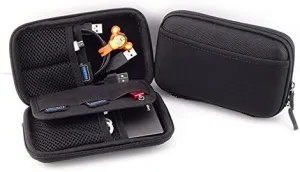 Premium Nylon GPS Protective Carrying Case Storage Bags Cover for Voice Caddie Swing SC100 and SC200 Swing Caddie (Black)
