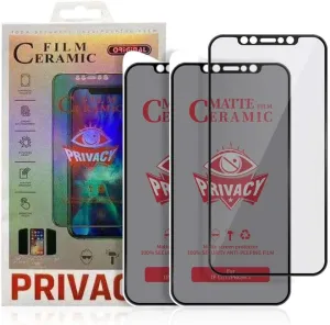 Privacy Ceramic Screen Protector for iPhone (PACK OF 3), Full covered, Premium 9H VIP (14/13/13 Pro 6.1)