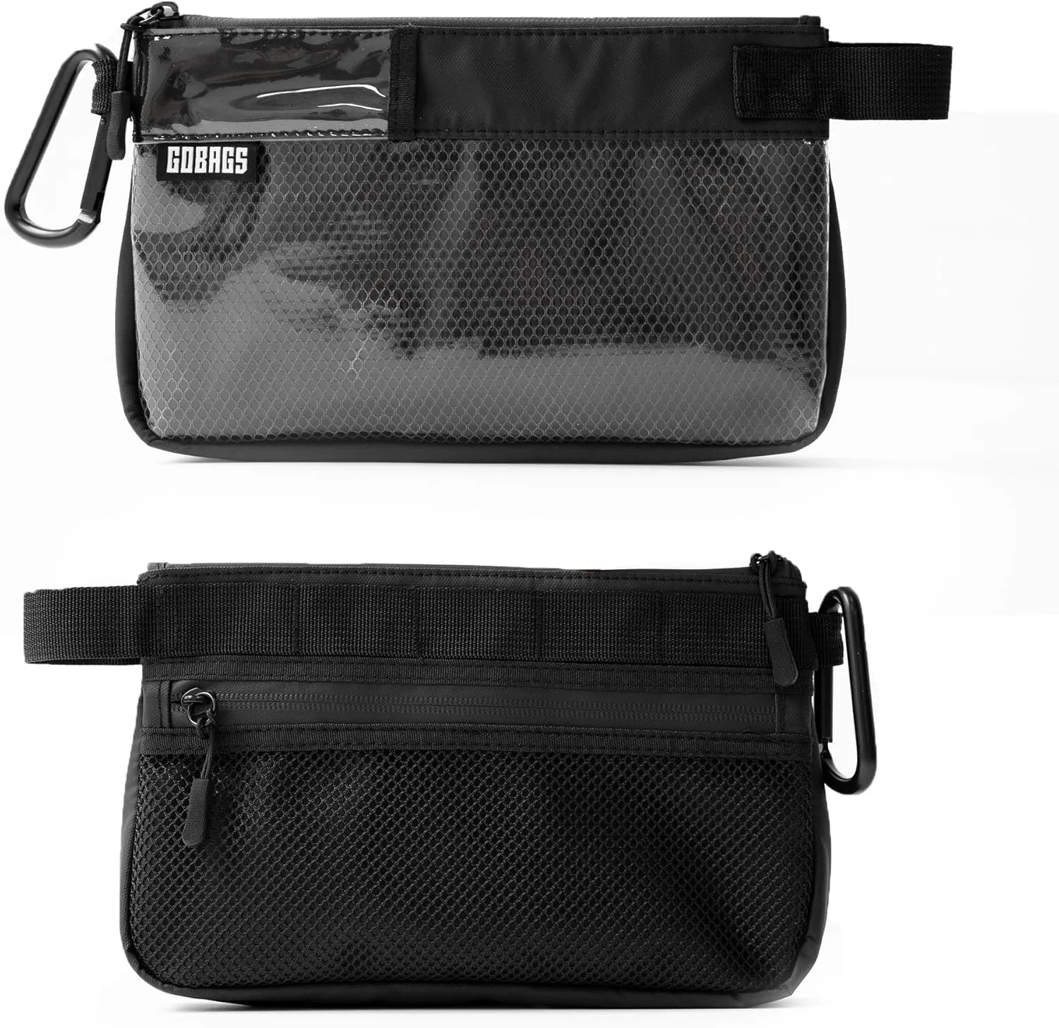Production Zipper Bags - Electronics & Camera Accessories Bag - Cable organizer, Gear Accessory Pouch, Travel Camera Essentials (Small, Black)