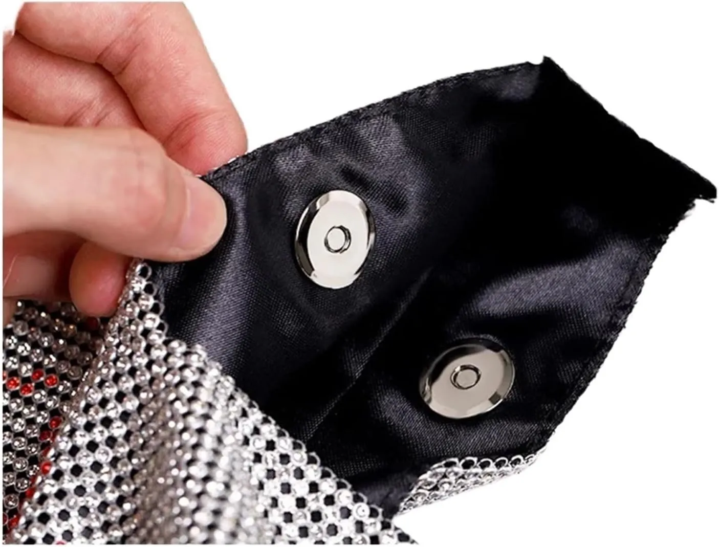Rhinestone Bags Girl Shoulder Bag Shape Vest Mesh Diamond Handbag Women Shopping Canvas Bag Rhinestone