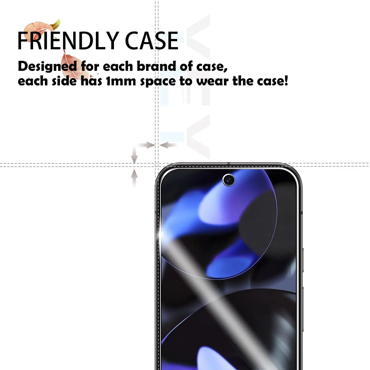 Screen Protector for Google Pixel 9, [2 2 Pack] Tempered Glass for Pixel 9 & Camera Lens Protectors[Ultrasonic Fingerprint Unlock] [Case Friendly] [Bubble-Free] 6.3 Inches