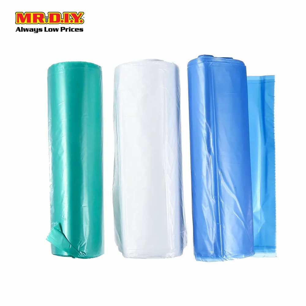 SEKOPLAS ReMAX HDPE Semi-Transparent Garbage Bag M Size (3 x 15pcs)