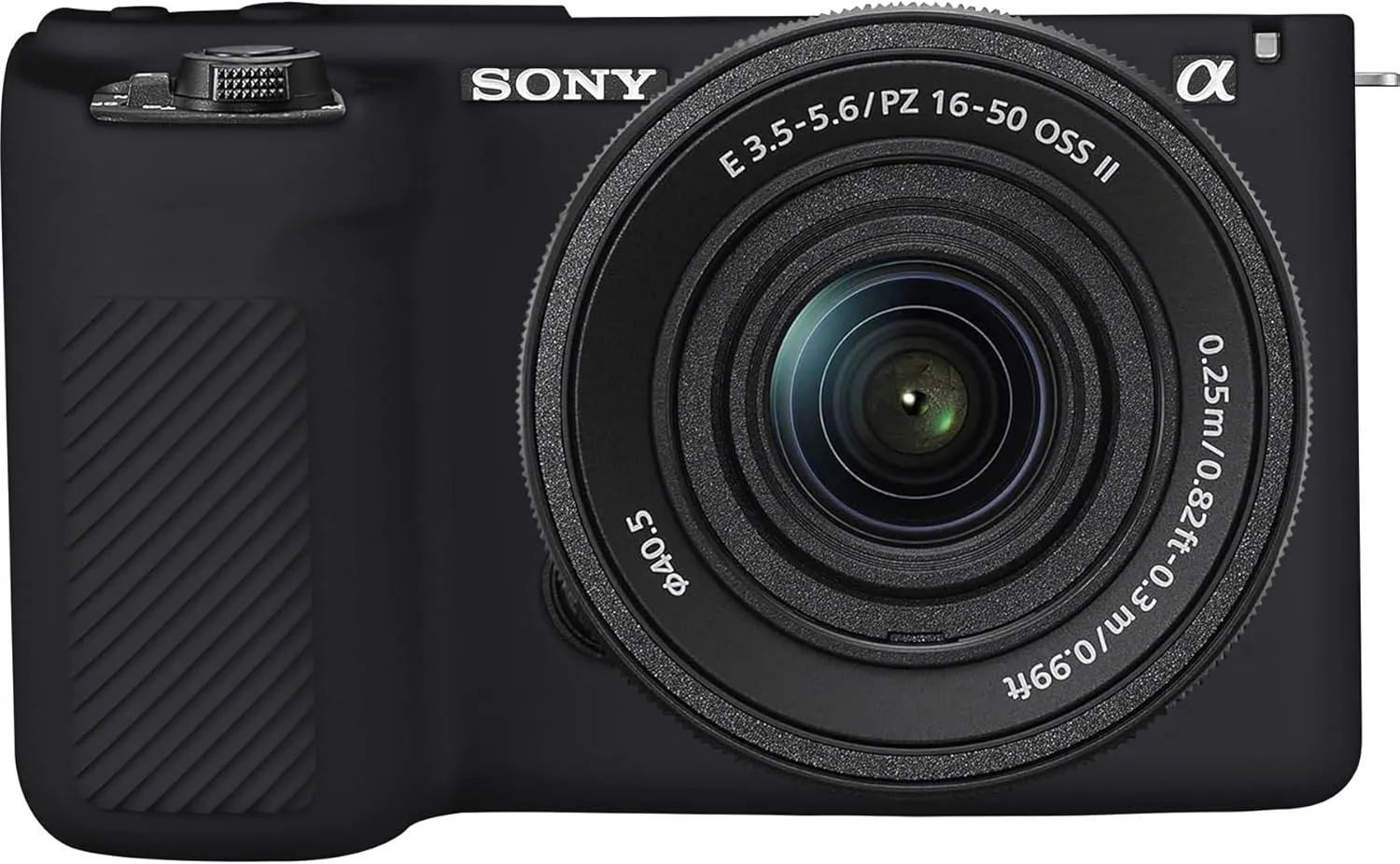 Silicone Case for Sony ZV-E10 II Vlog Camera, ZVE10 II Digital Camera Soft Protective Silicone Sleeve Holder, Travel Lightweight Rubber Cover for Sony Alpha ZVE10 II, Black