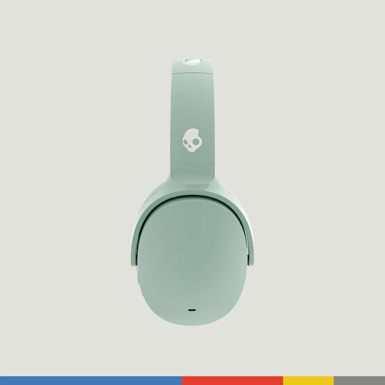 Skullcandy Hesh ANC Wireless Over-Ear Bluetooth Headphones with Charging Cable, Active Noise Cancelling, Up to 22 Hrs Battery, Foldable Lightweight Design, Microphone for iPhone Android - Preppy Sage