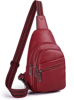 Sling Bag Crossbody Bags for Women Cross Body Fanny Packs Chest Sling Purses for Travel Shopping Leisure Sport