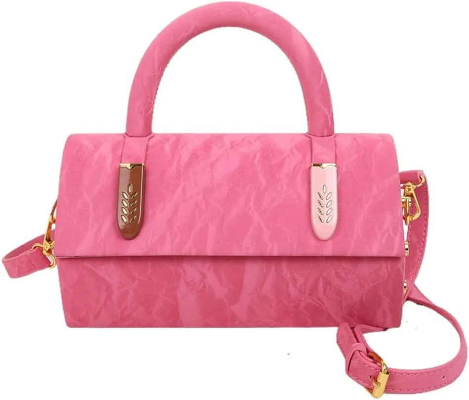 Small Crossbody Bags Women 2025 Trendy Top Handle Handbags Retro Square Shoulder Purse Satchel Mini Clutch Handbag