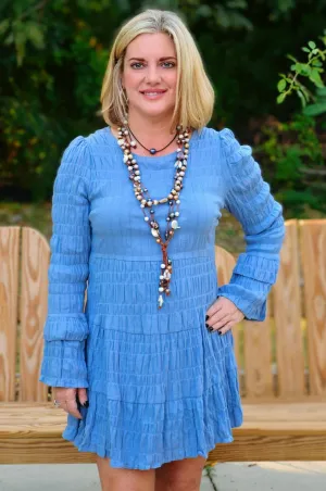 Spice It Up Crinkle Dress