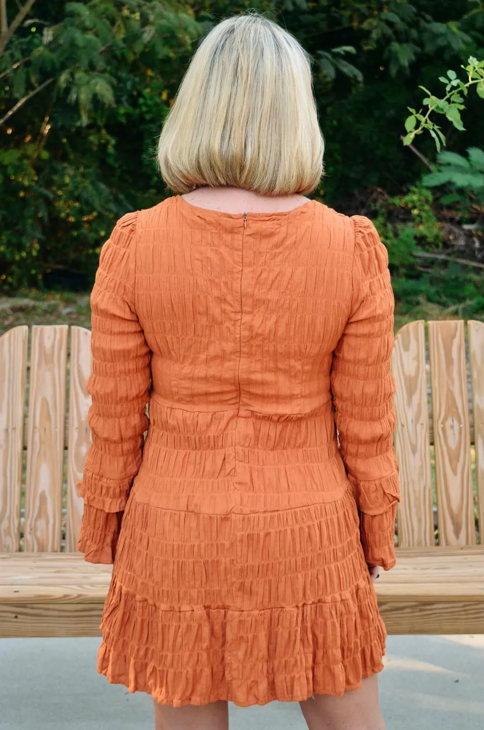 Spice It Up Crinkle Dress