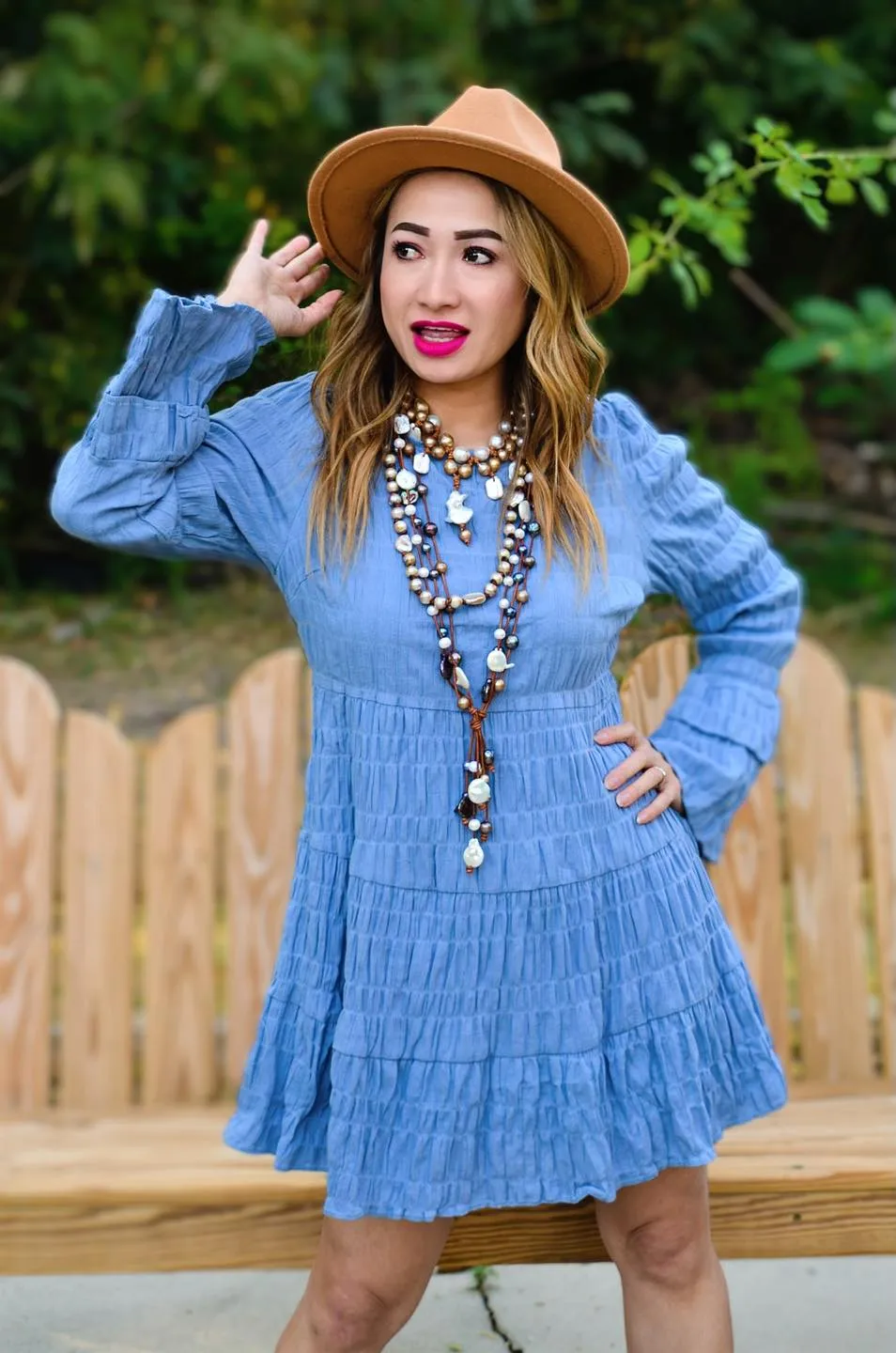 Spice It Up Crinkle Dress