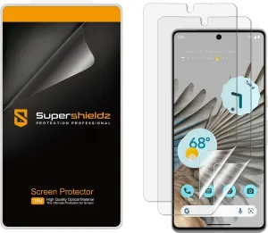 Supershieldz (2 Pack) Designed for Google (Pixel 7 Pro) Screen Protector, High Definition Clear Shield (TPU)
