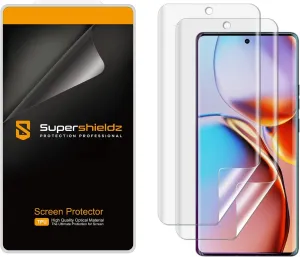 Supershieldz (2 Pack) Designed for Motorola Edge  / Plus (2023 "Plus Model Only) Screen Protector, High Definition Clear Shield (TPU)