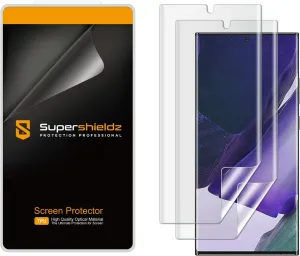 Supershieldz (2 Pack) Designed for Samsung Galaxy (Note 20 Ultra 5G) Screen Protector, High Definition Clear Shield (TPU)