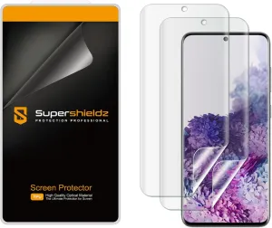 Supershieldz (2 Pack) Designed for Samsung Galaxy S20 5G / S20 5G UW Screen Protector, High Definition Clear Shield (TPU)